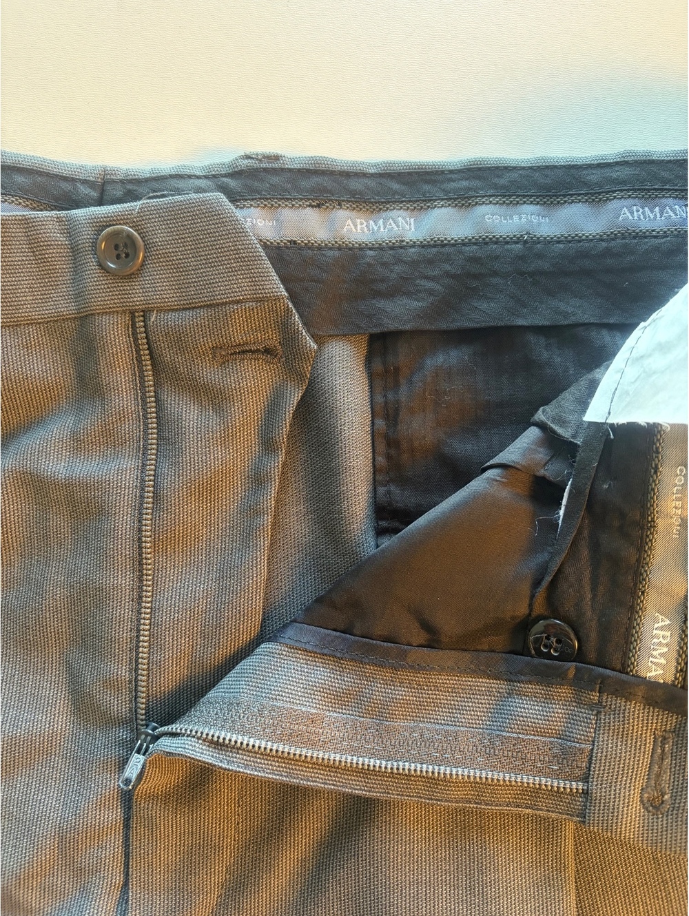 Armani Gray Dress Pants Size 46R